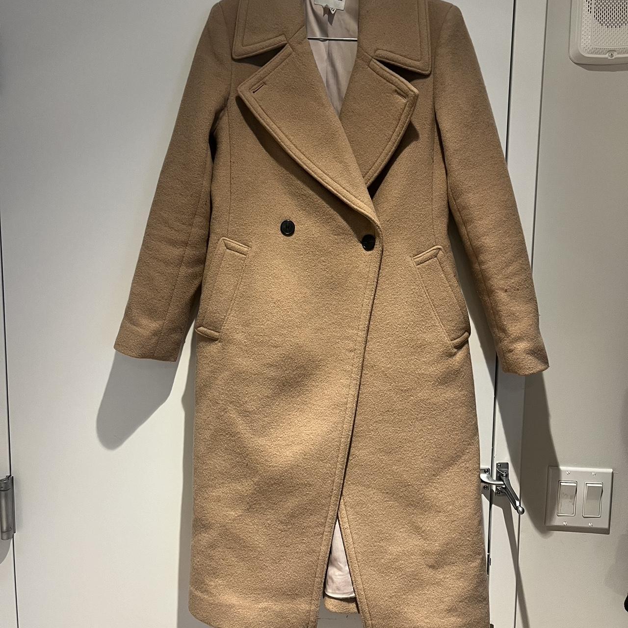 Club monaco daylina coat on sale camel