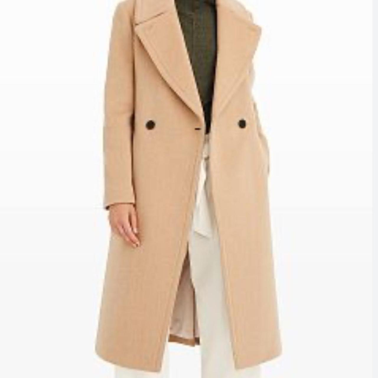 Club Monaco Camel Daylina shops Coat S Flawed