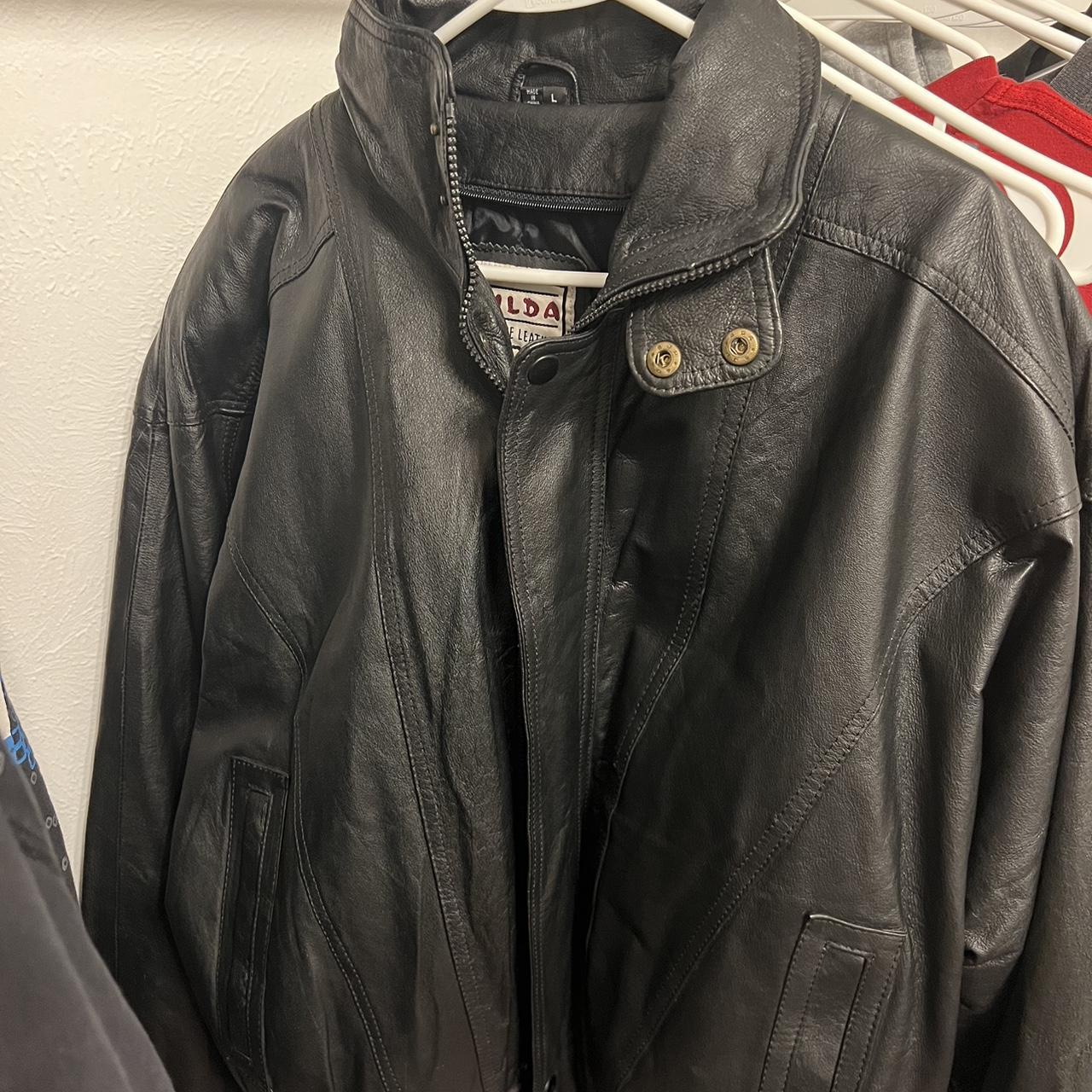 Vintage WILDA leather jacket... - Depop