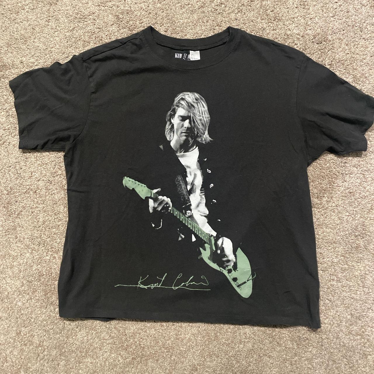 H&M Kurt Cobain T-Shirt, Slightly Cropped, No Flaws