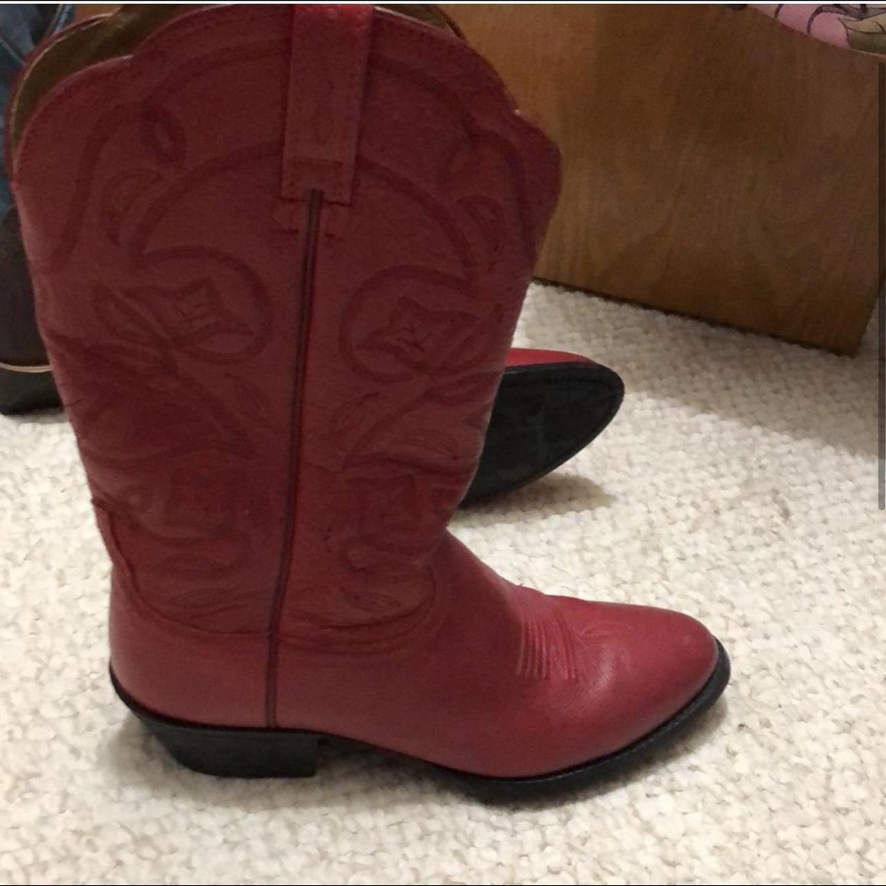 Ariat Women's Red Boots Depop