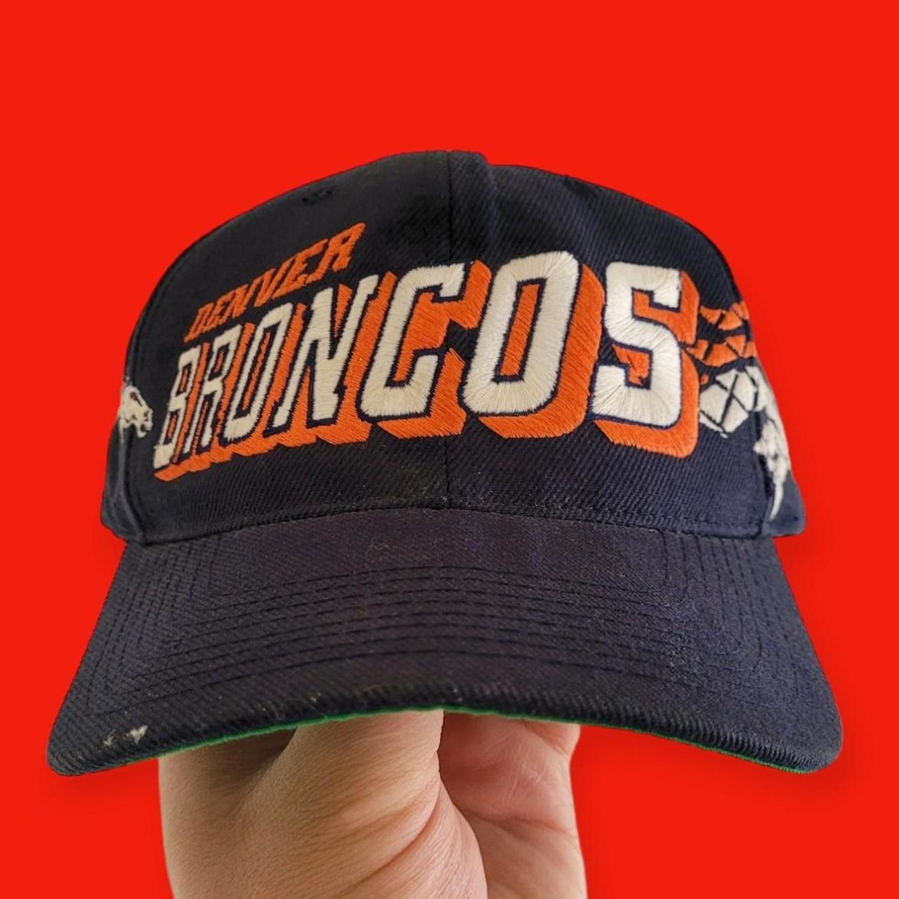 Vintage Denver Bronco NFL hat Youth size so don't - Depop