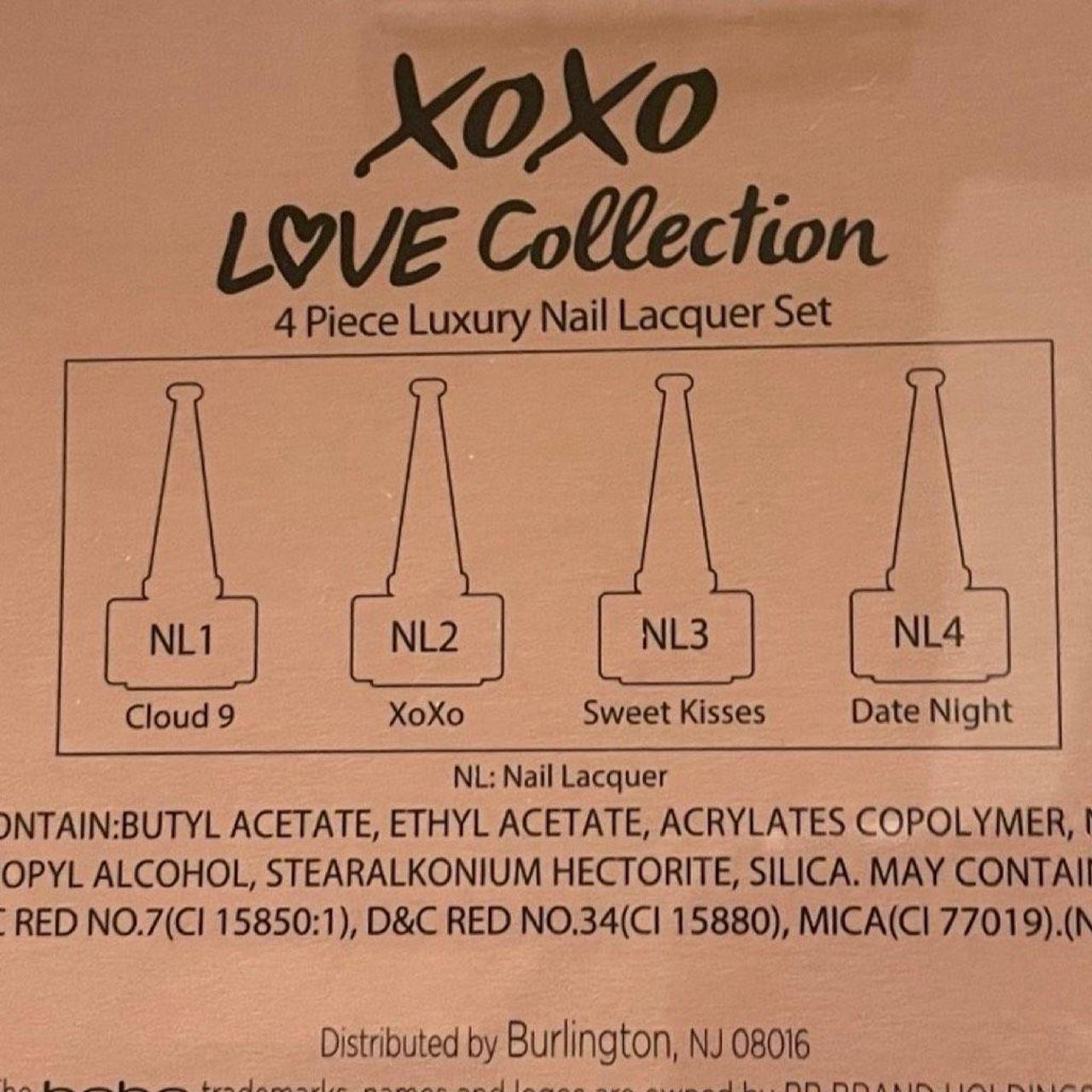 bebe XOXO Nail Polish Love Collection Set Of 4 Item... - Depop