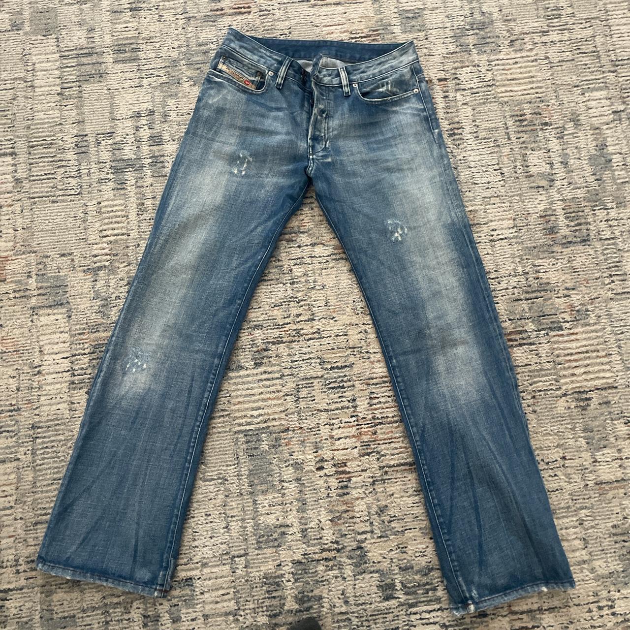 Diesel bootcut denim with beautiful fade Waist:31... - Depop