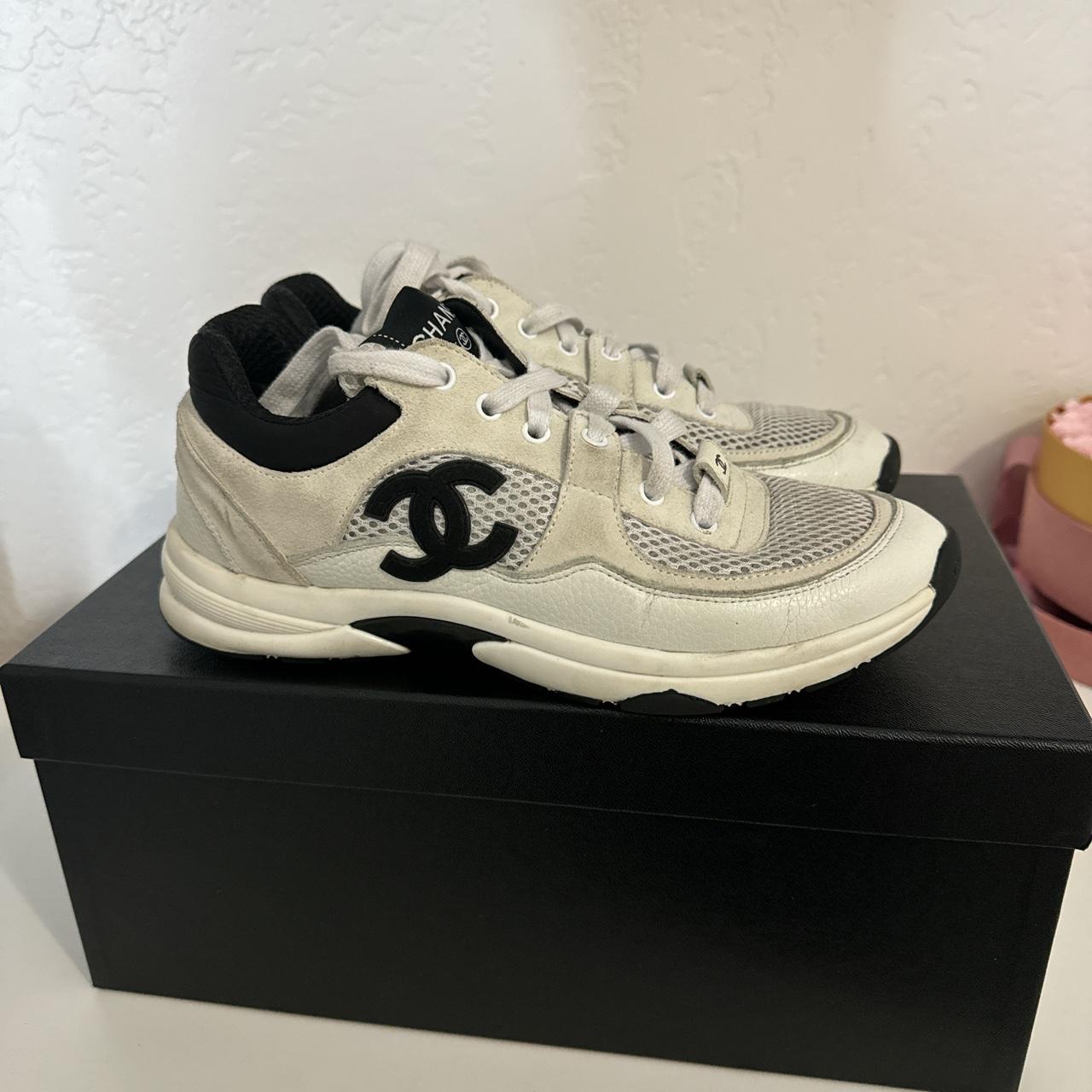 Chanel black sale sneakers 2018