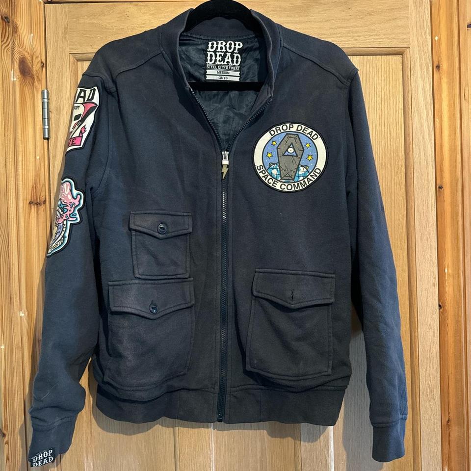 DROP DEAD bomber jacket. From a collection years - Depop