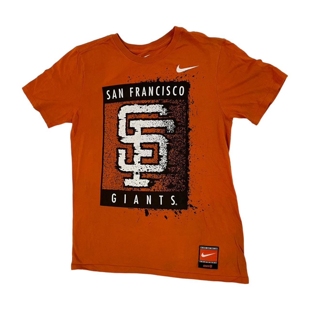 VINTAGE rare Nike x MLB San Francisco Giants shirt - Depop