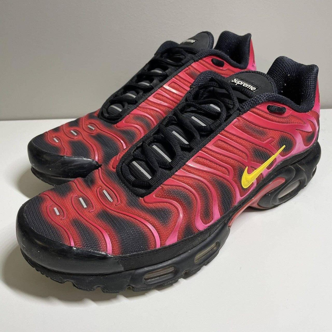 Nike x Supreme Air Max Plus TN Men's size 11 Model... - Depop