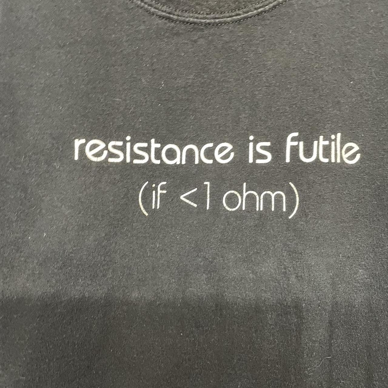 Reclaimed Vintage Men's Black and White T-shirt (2)