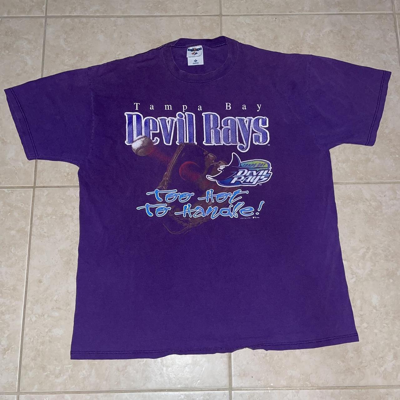 vintage tampa bay devil rays graphic tee size XL - Depop