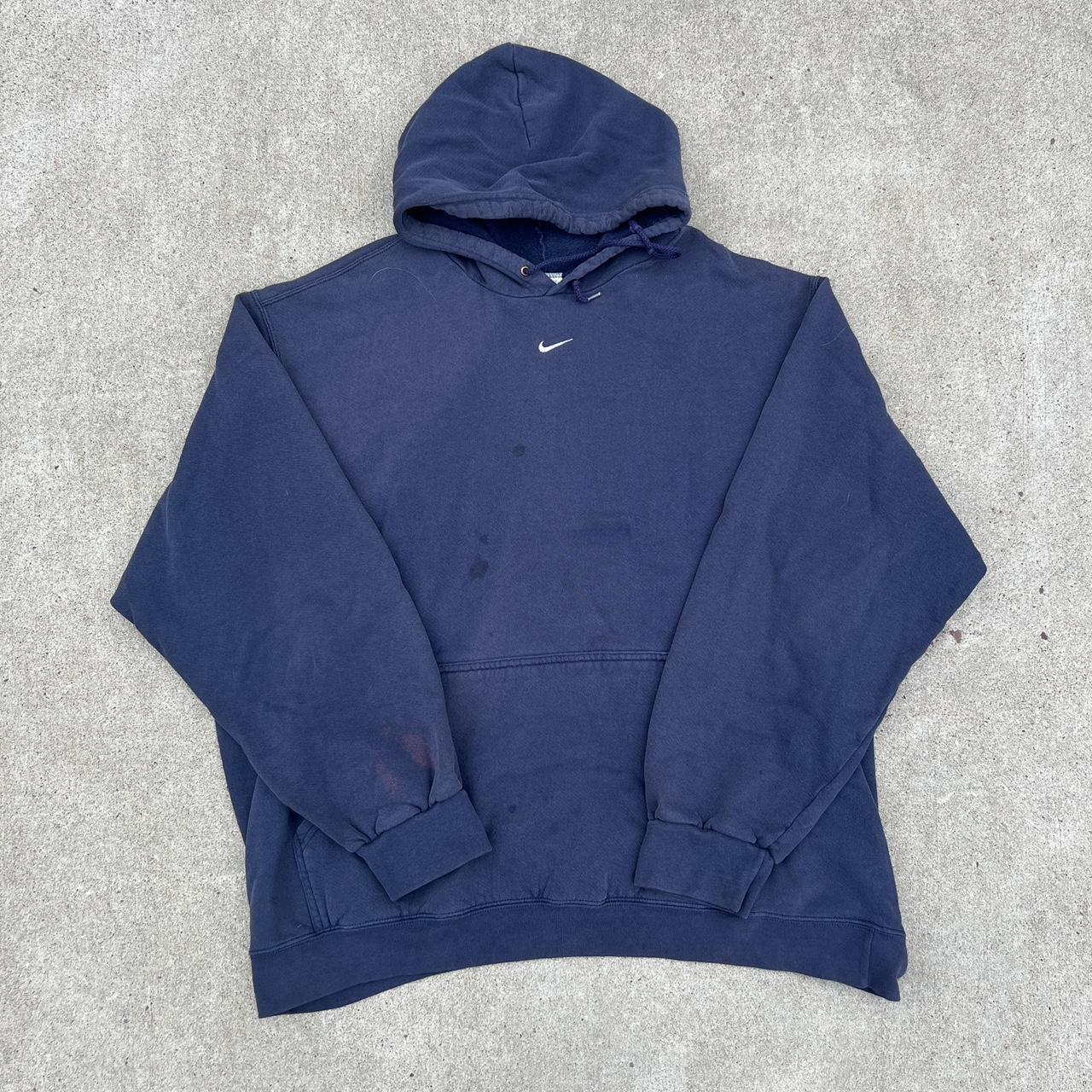 MLB Nike Red Sox center check hoodie! minor marks on - Depop