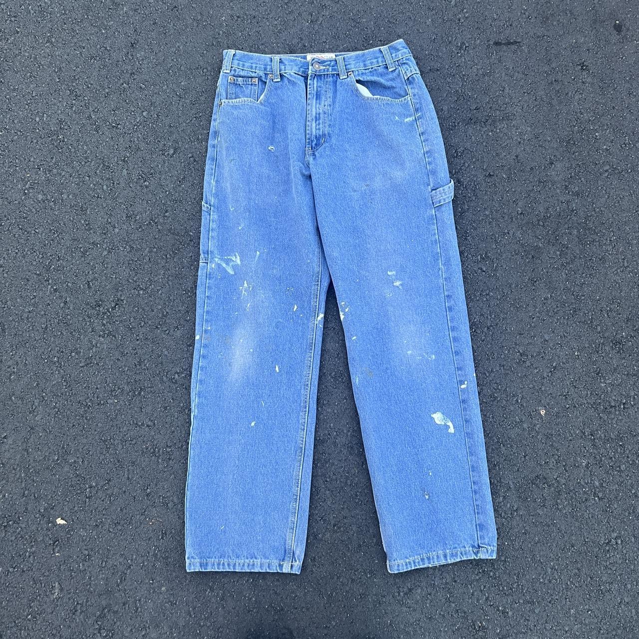 Vintage baggy Carpenter Jeans Size: 32/32 Amazing... - Depop