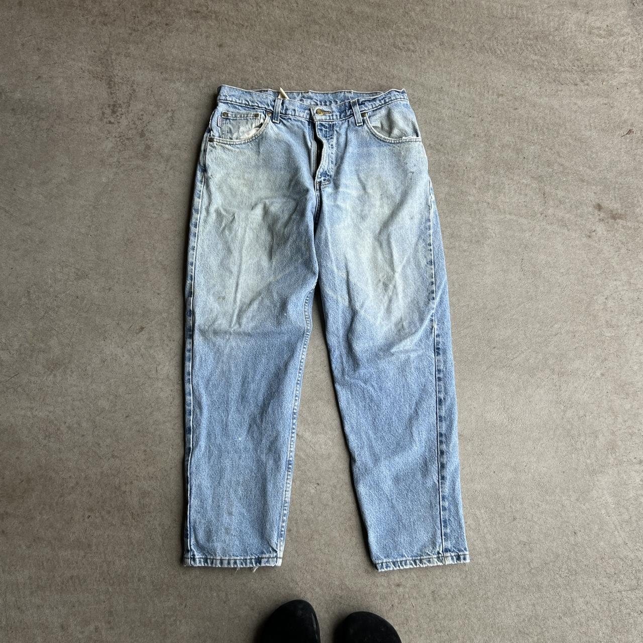 Baggy Vintage Carhartt Jeans Size: 34/30 #skater... - Depop