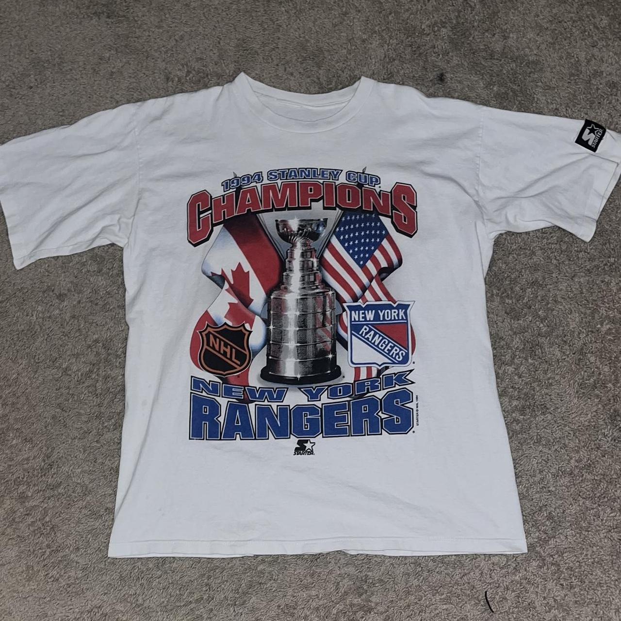 New York Rangers 1994 Stanley Cup Champion Vintage Depop 6408