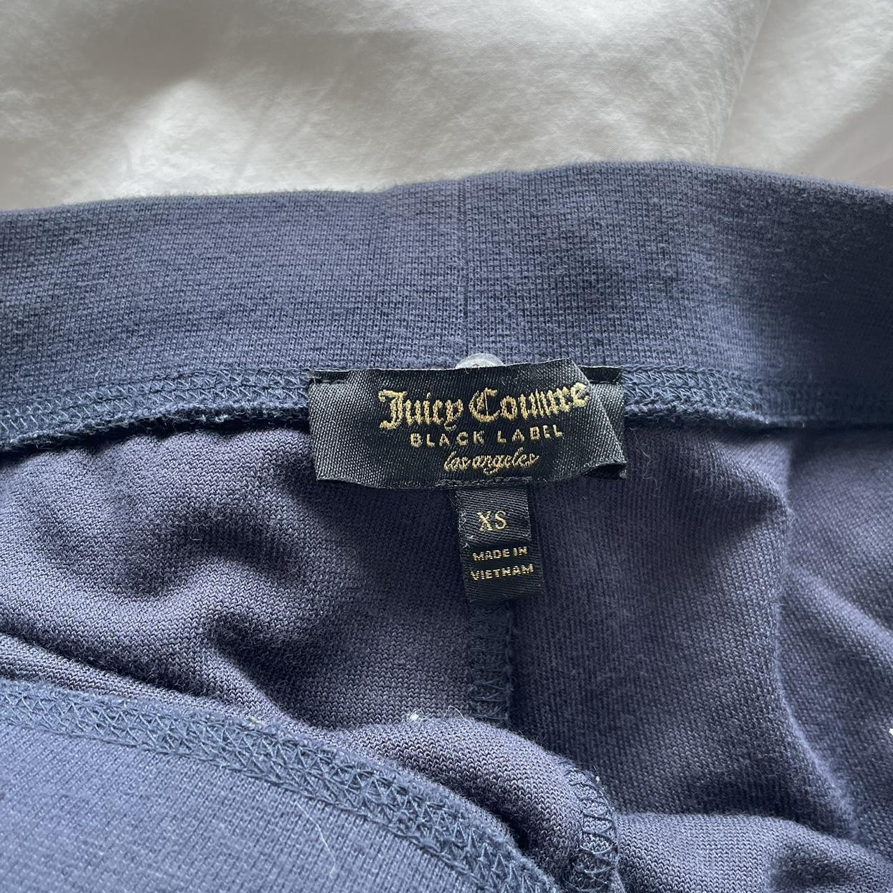 -Navy blue CUFFED juicy couture bottoms Low waisted... - Depop