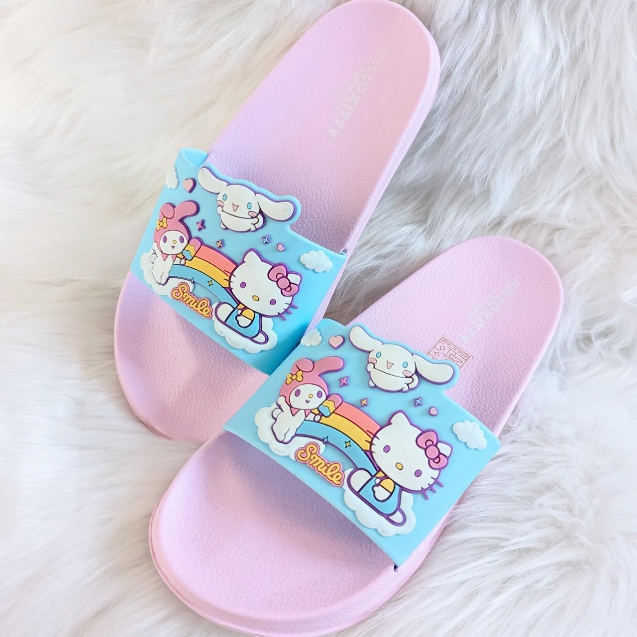 Hello Kitty & Friends Slides. Size 9... - Depop