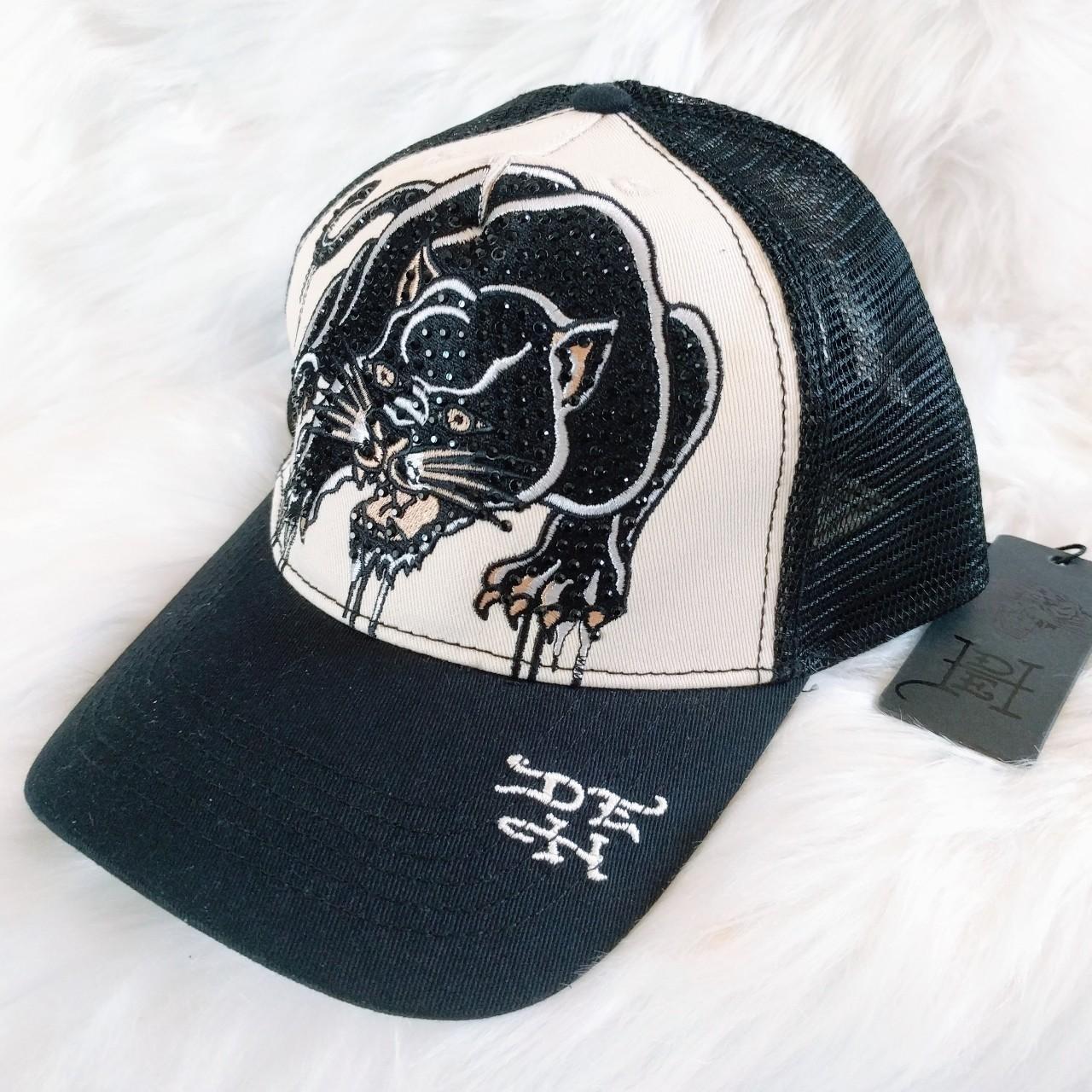 帽子 vintage ed hardy devil design mesh cap Rare Vintage Ed Hardy Red Devil Trucker Hat Y2K 2000s Mesh