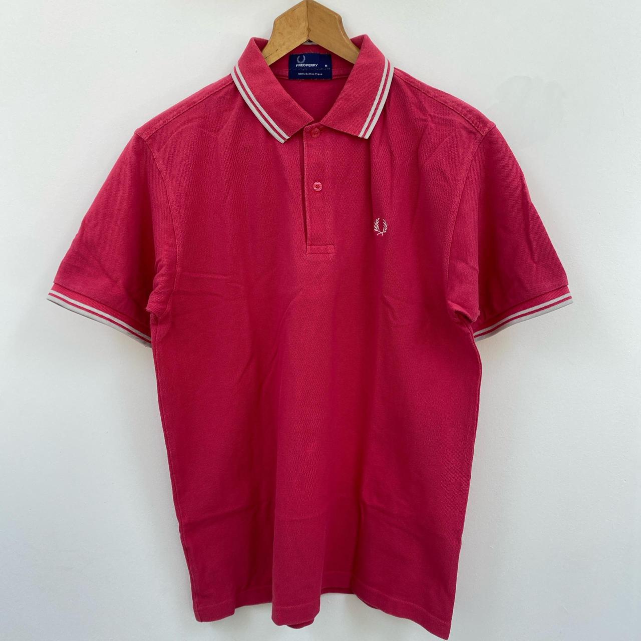 Excellent Vintage Fred Perry Pink/red Depop