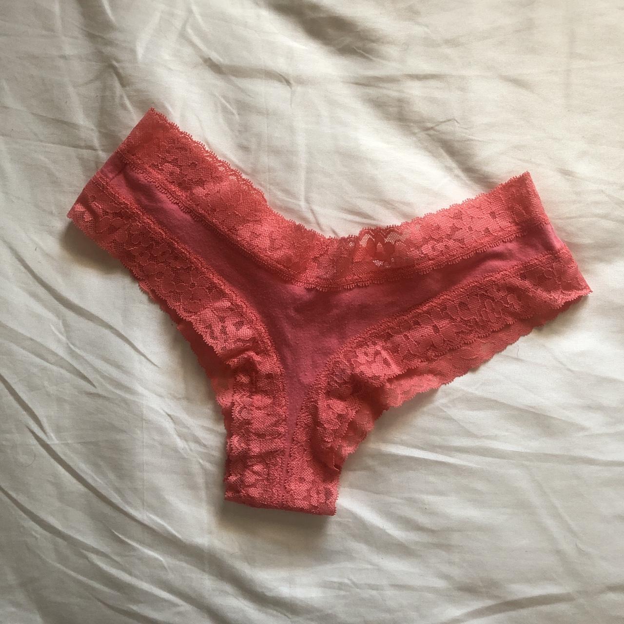 Victorias Secret Orange Tan Peach Color Tong Size:... - Depop