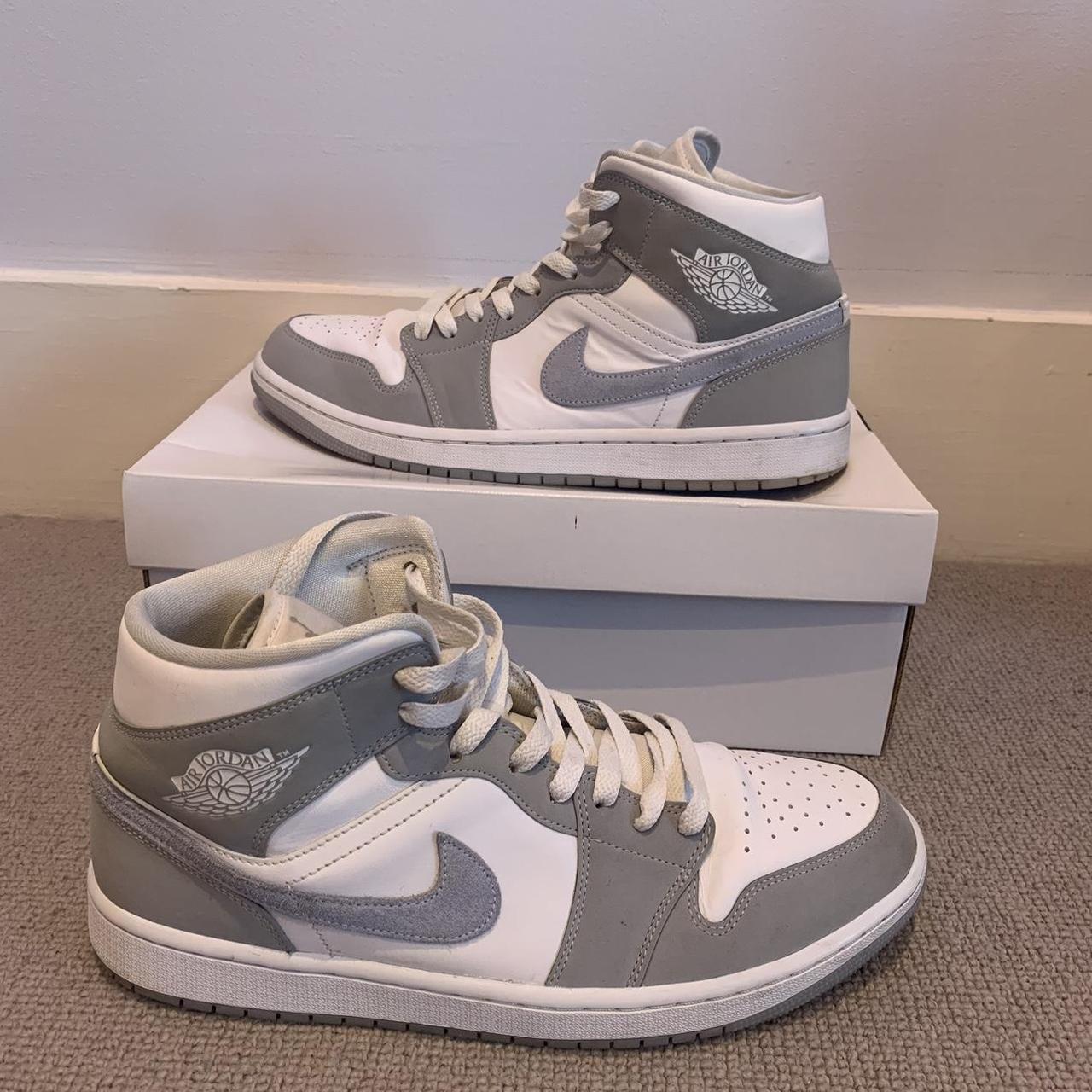 jordan 1 mid wolf grey men