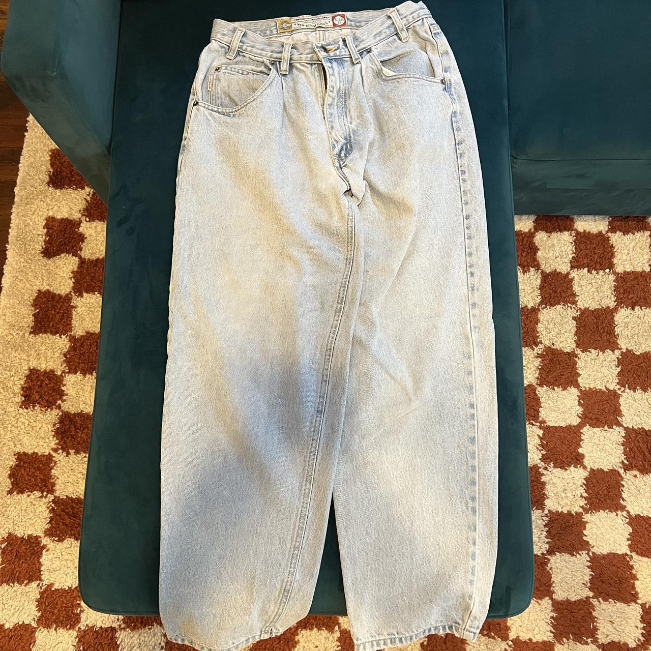 Baggy Fit Bugle Boy Jeans Gold Crest Gold Tab Size... Depop