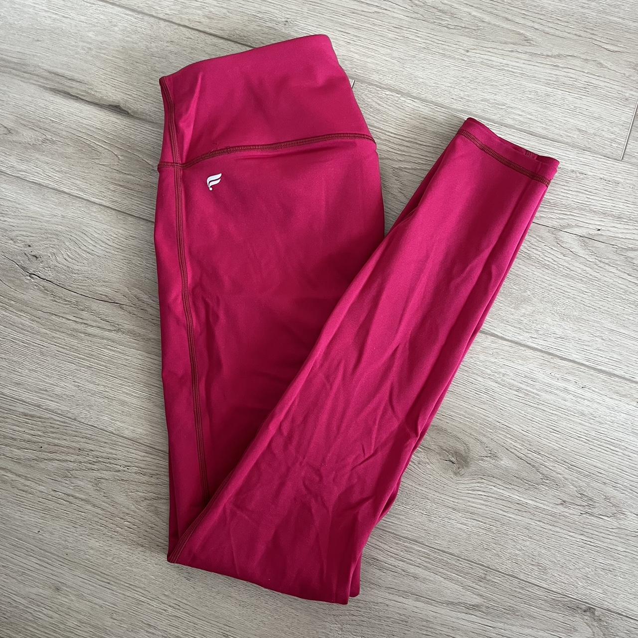 Cherry red fabletics leggings Size - Depop