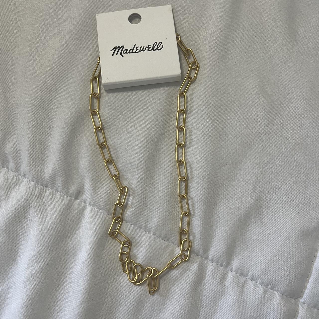 Madewell | Jewelry | Madewell Gold Ball Chain Necklace With Geometric  Pendants | Poshmark