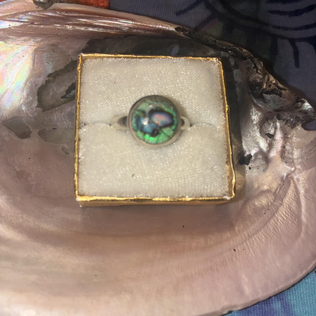 Source Unknown Women's Ring - Silver/Multi – Mona… - image 1