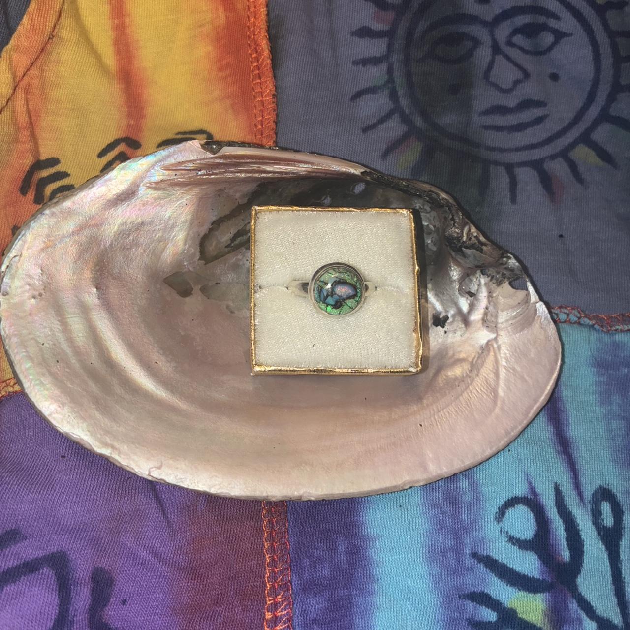 Source Unknown Women's Ring - Silver/Multi – Mona… - image 2