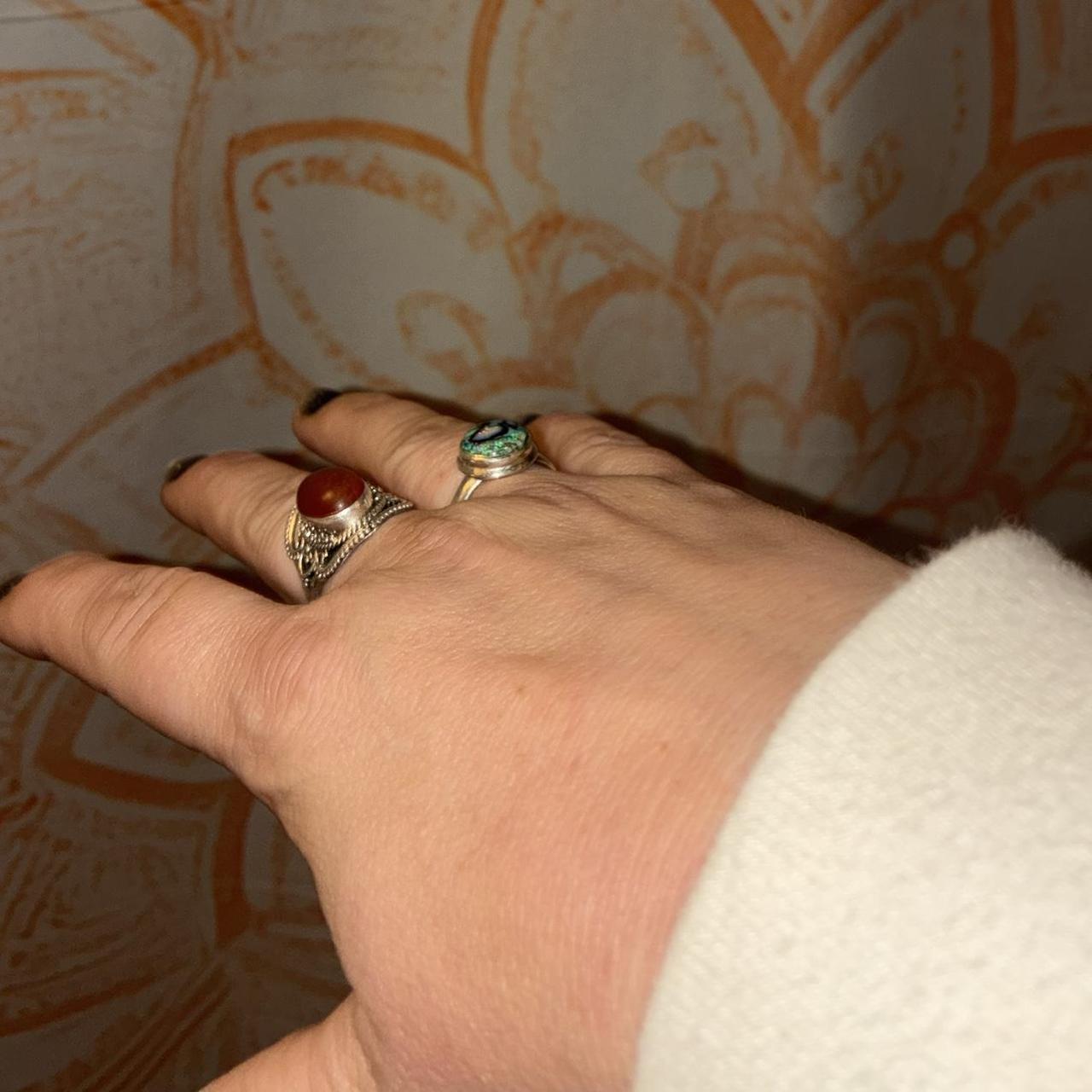 Source Unknown Women's Ring - Silver/Multi – Mona… - image 7