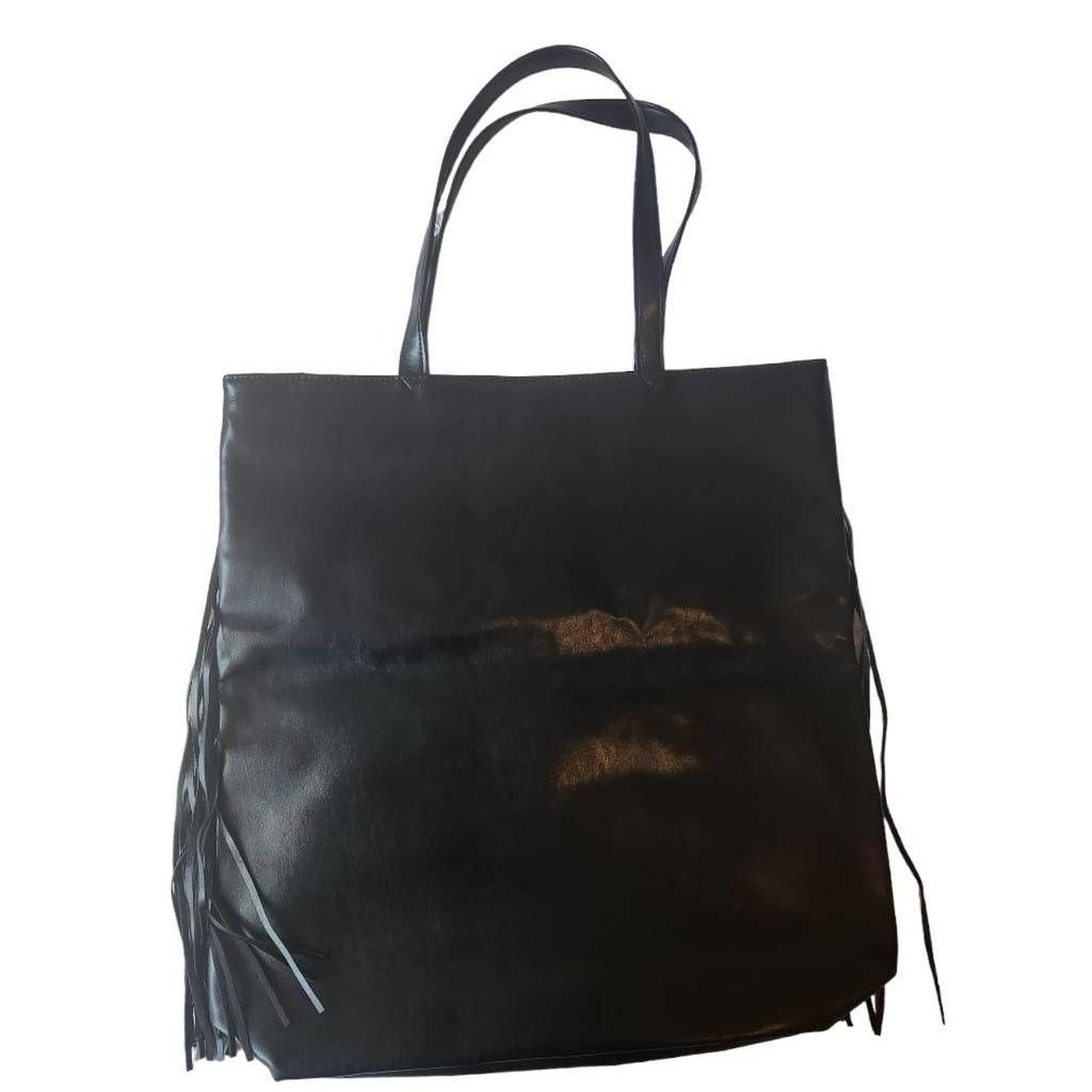 Victoria Secret Tassel Black Tote Bag NWT Condition - Depop