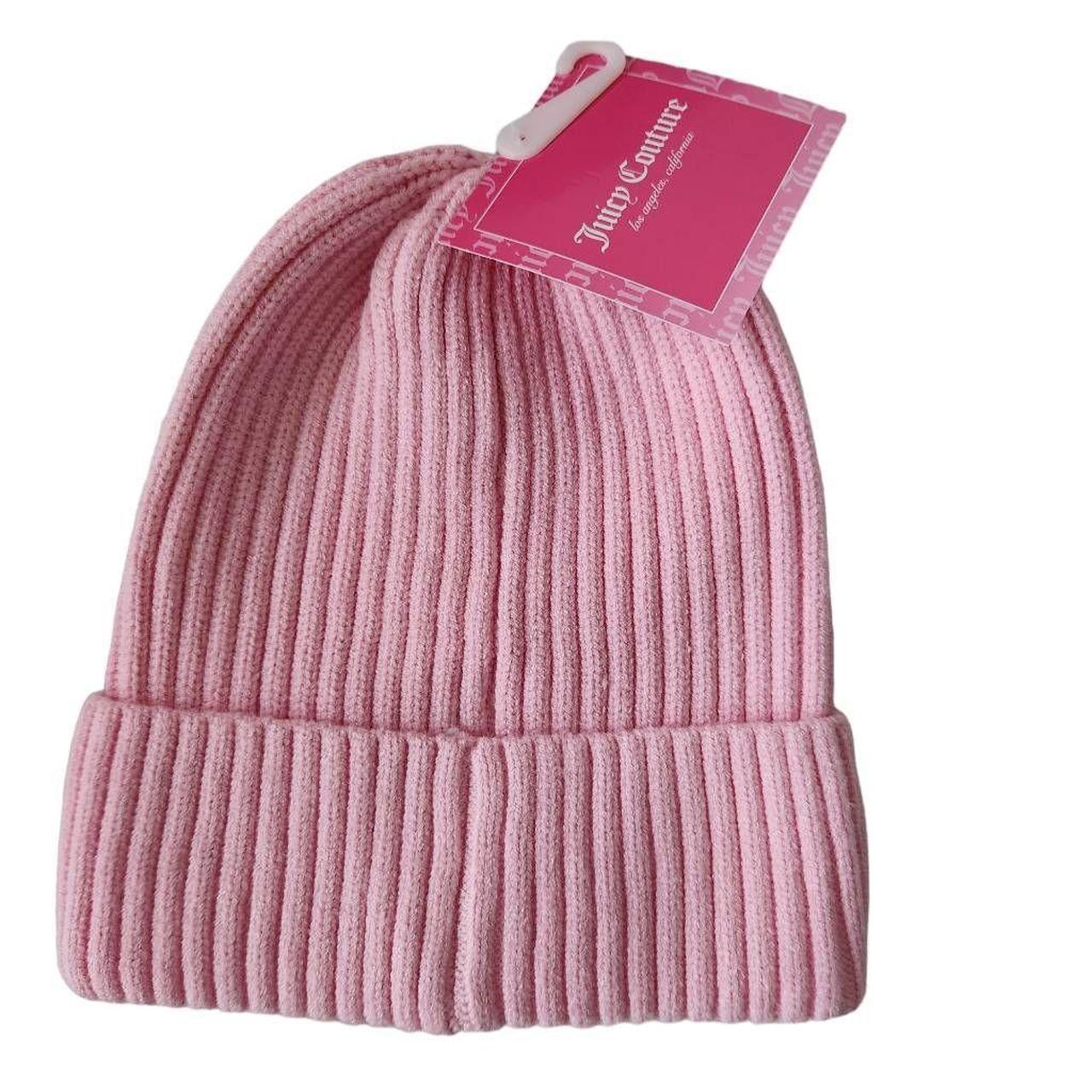 JUICY COUTURE★ Knitted hat JC259 JUICY COUTURE ANVERS KNIT BEANIE-PINK GLOW - Bestbrands