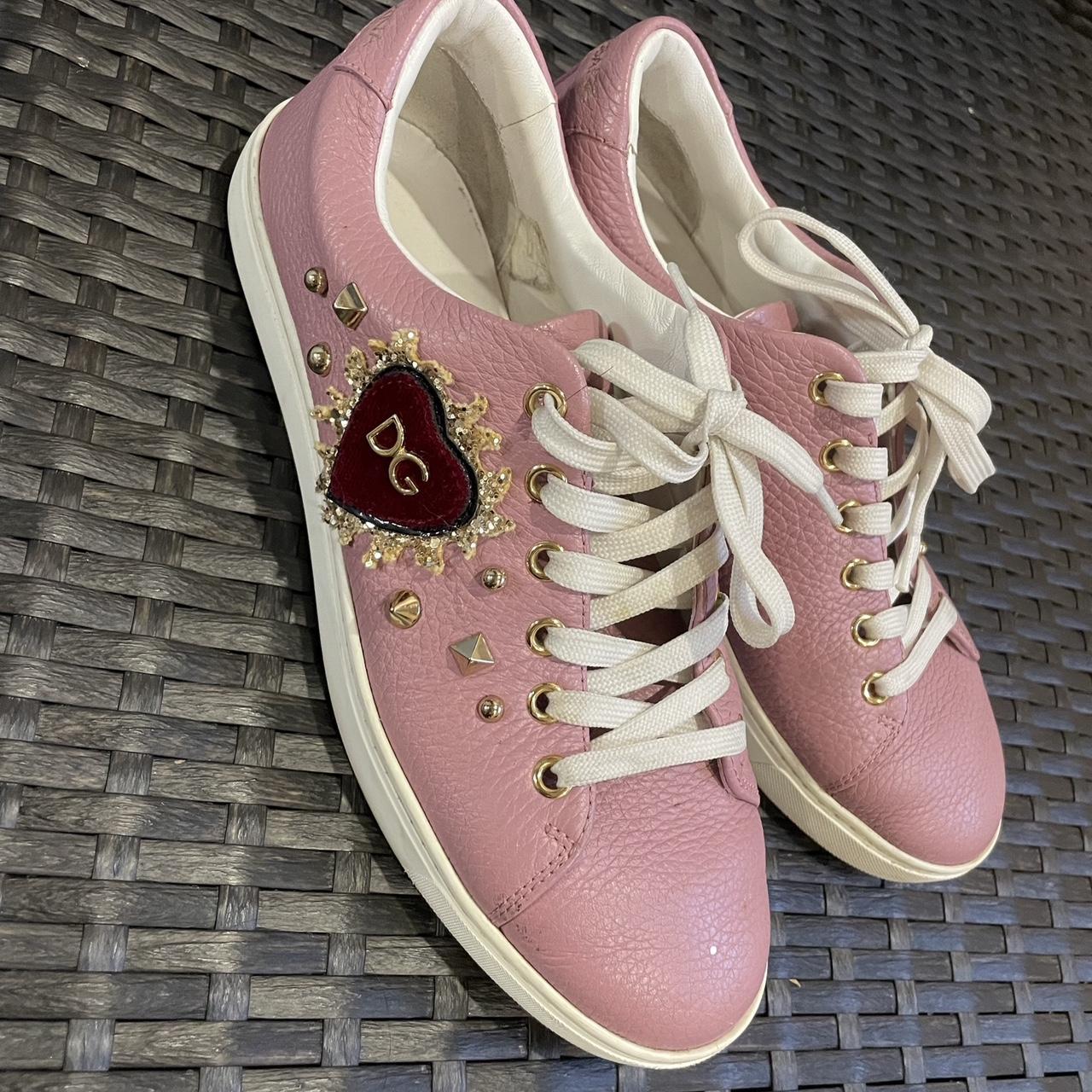 dolce and gabbana shoes pink