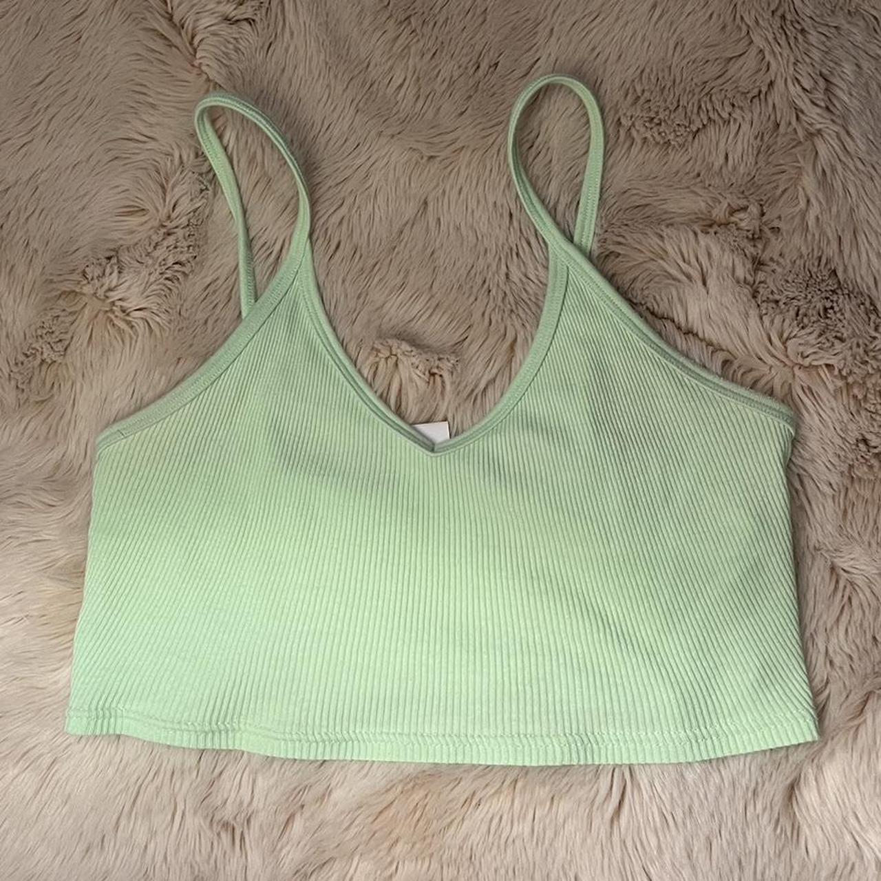 Lime green TNA cropped tank! #tna #aritzia #y2k - Depop