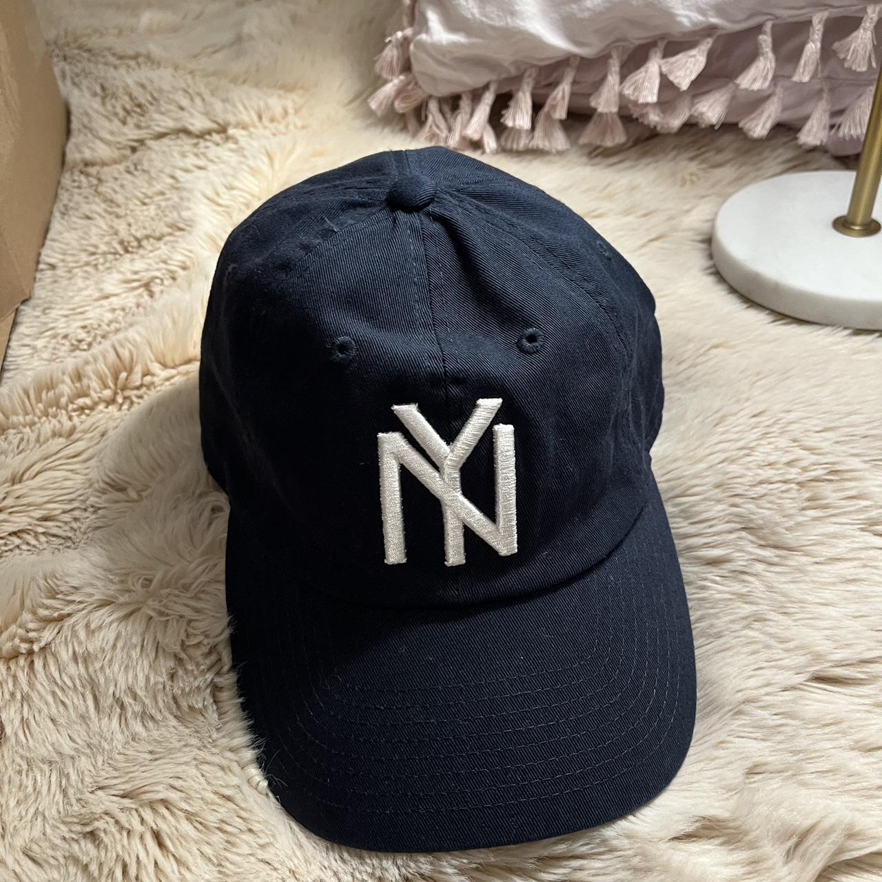 Navy Blue New York Baseball Hat! Women or - Depop