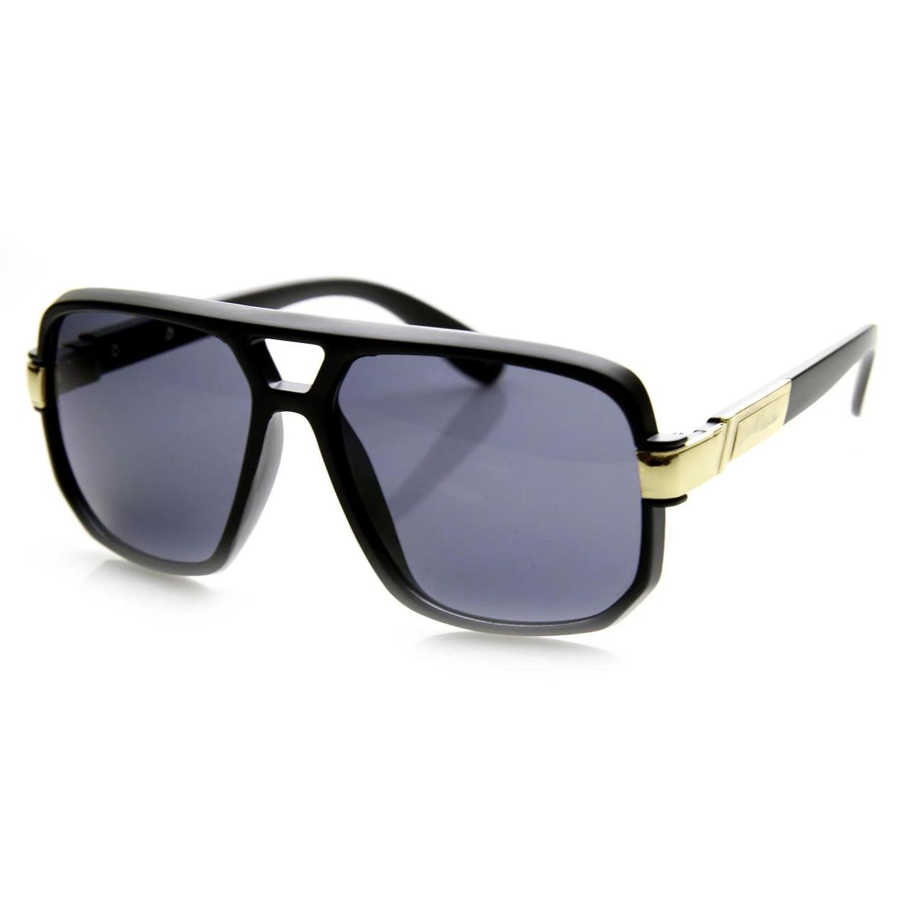 Designer Men's Aviator Sunglasses Black/Gold – Aviator