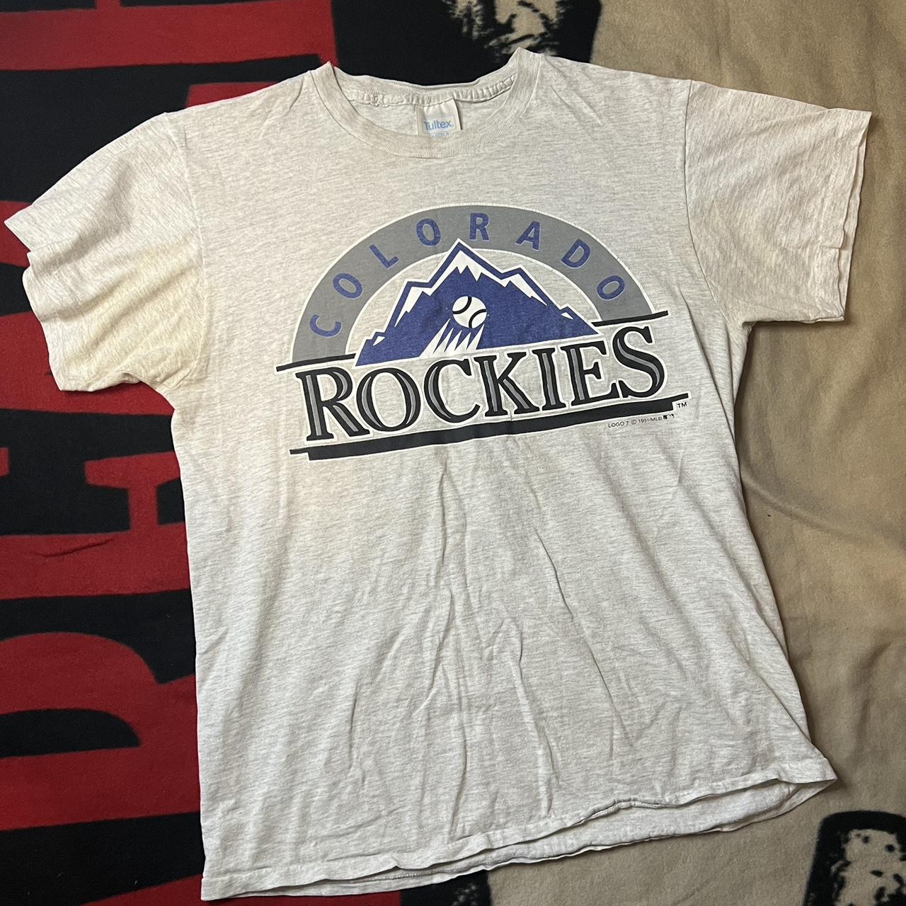 LOGO 7, Shirts, Vintage Colorado Rockies Tshirt