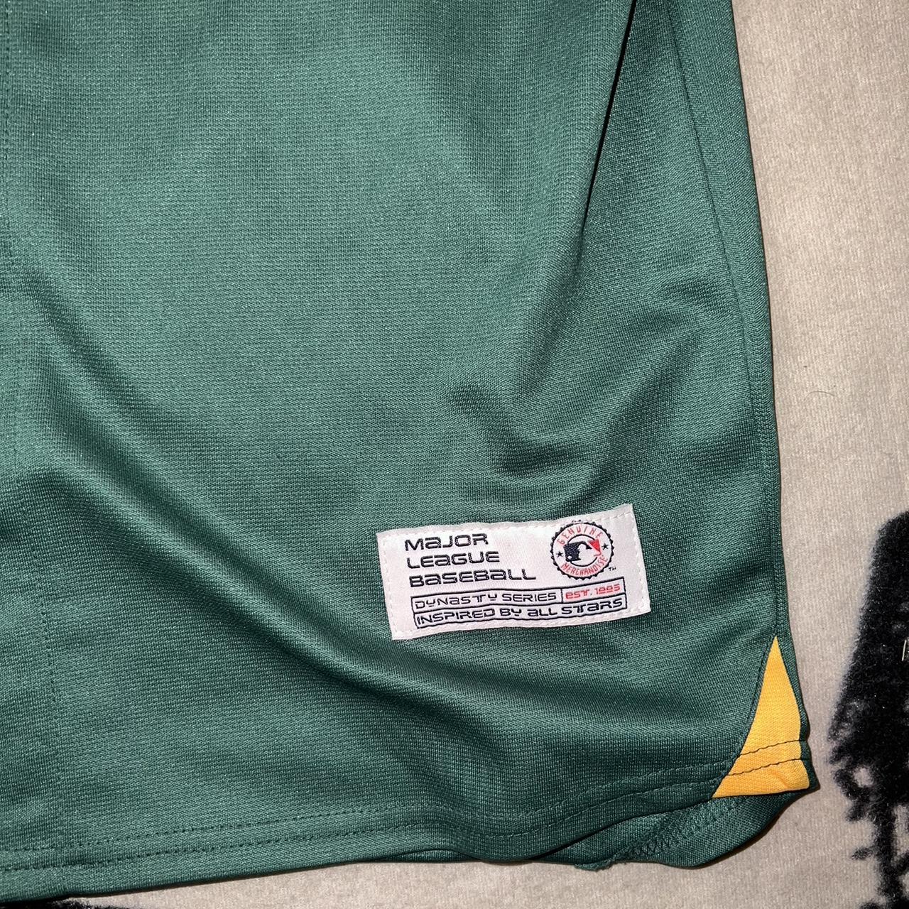 Oakland Athletics Button Down Jersey in Good - Depop