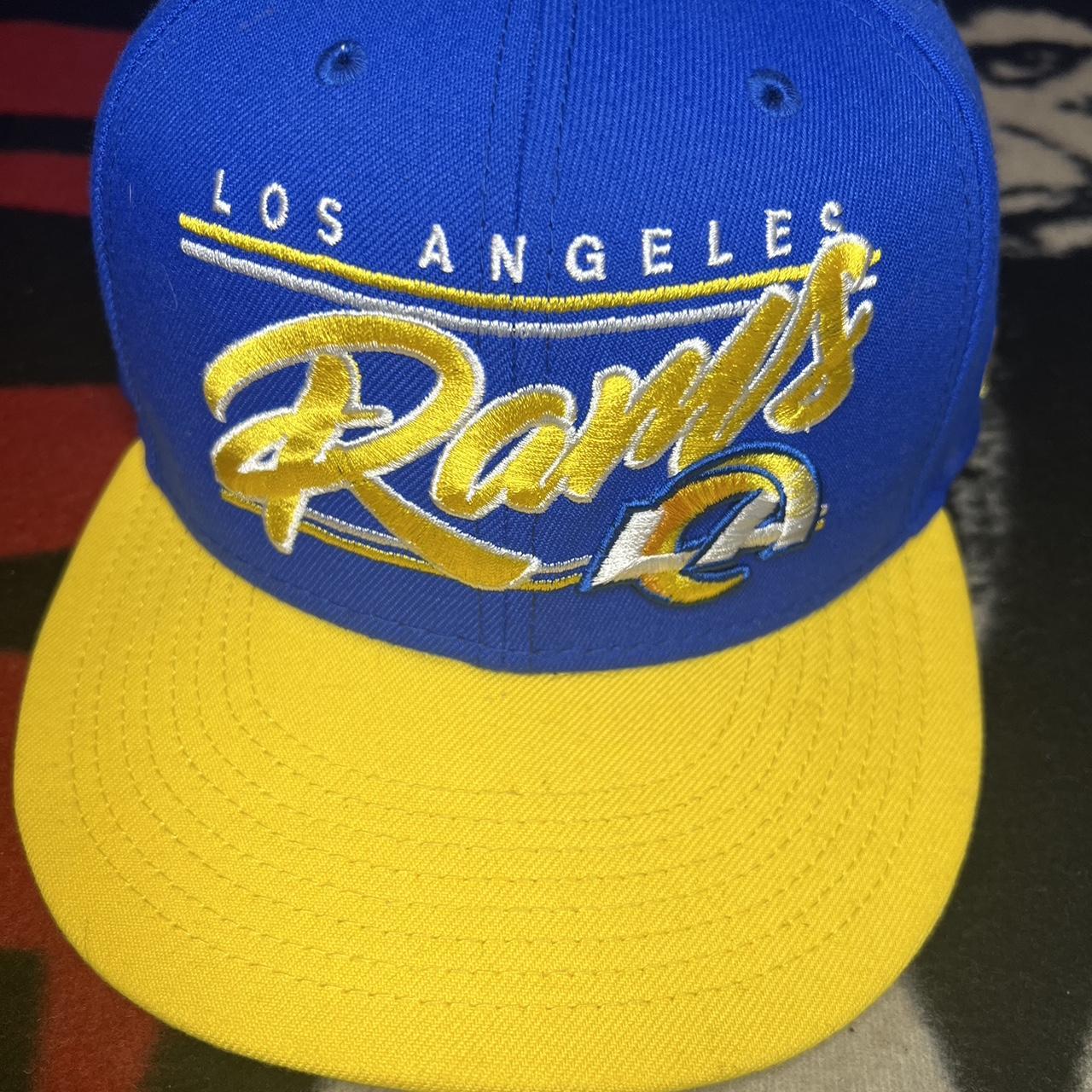 LA Rams old school Mitchell & Ness SnapBack hat. - Depop