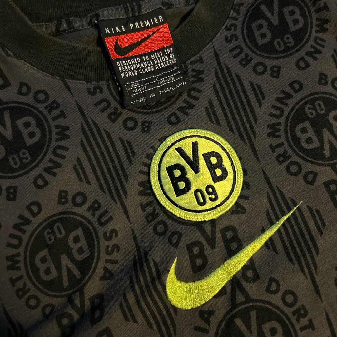 Nike Borussia Dortmund シャツ 1997-98 Borussia Dortmund Nike Sweat Top - 8/10 - (M)