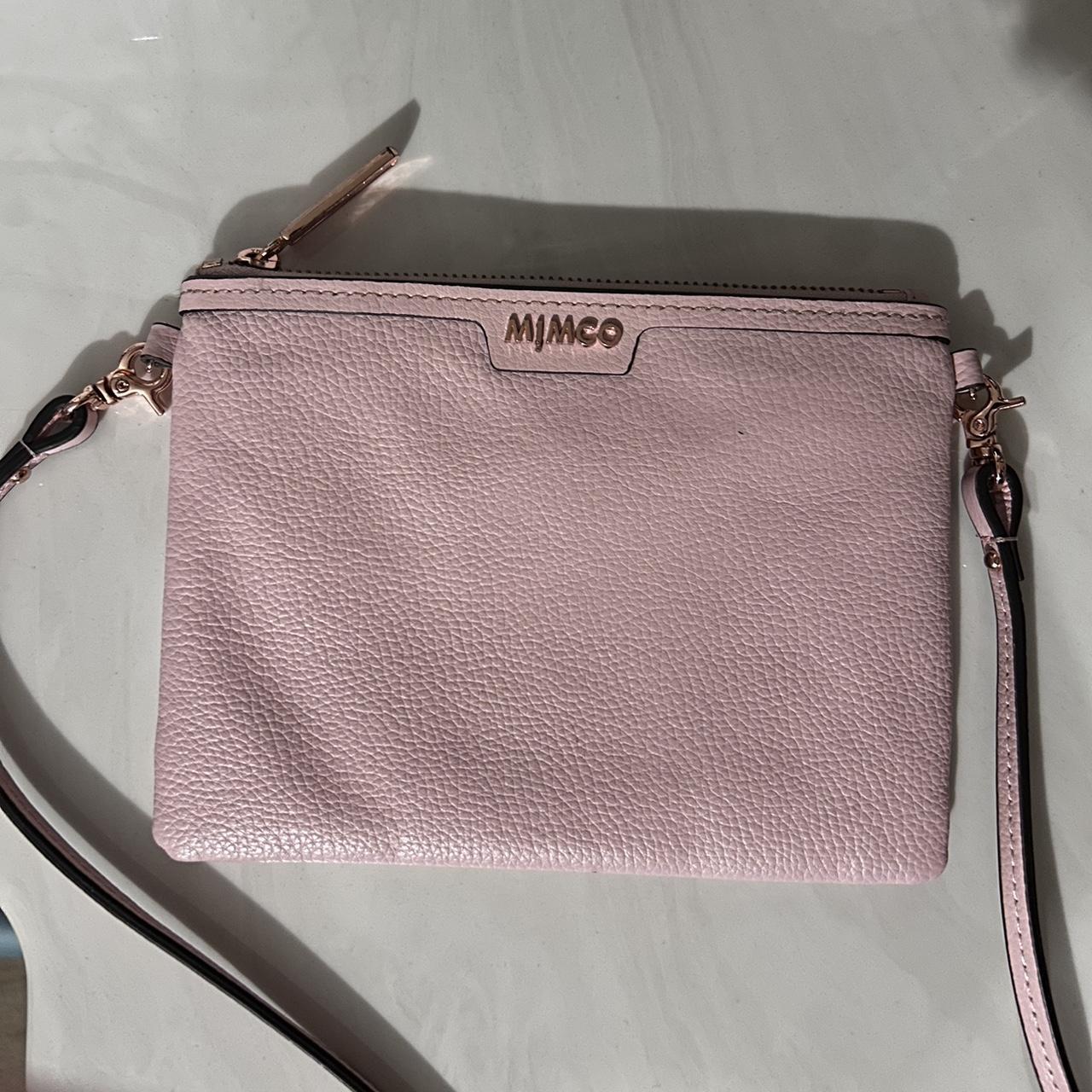 Mimco pink rose gold small crossbody bag only worn a. Depop