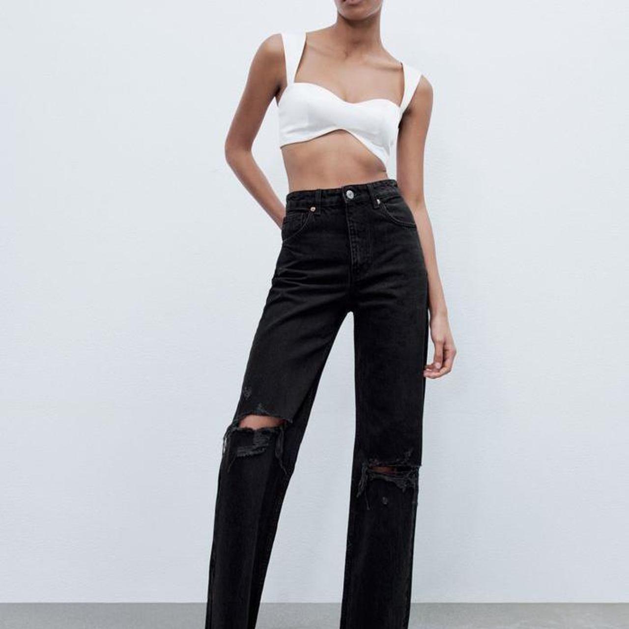 Zara Women's Black Jeans | Depop