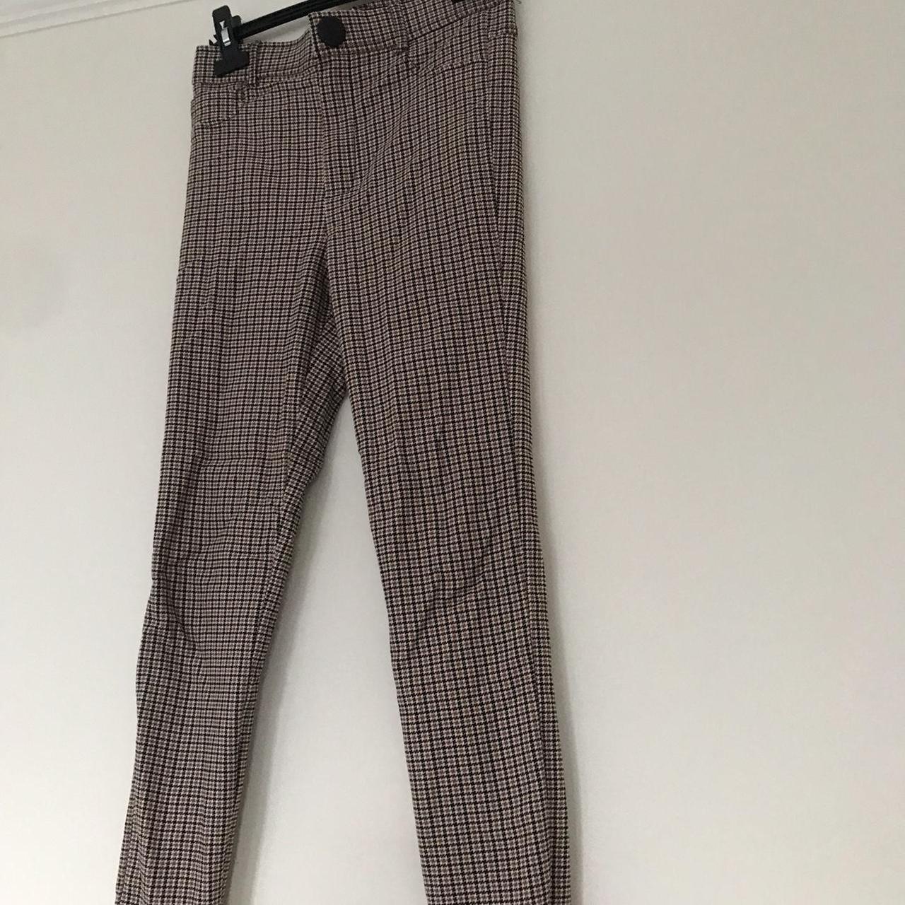 Zara houndstooth hot sale pants