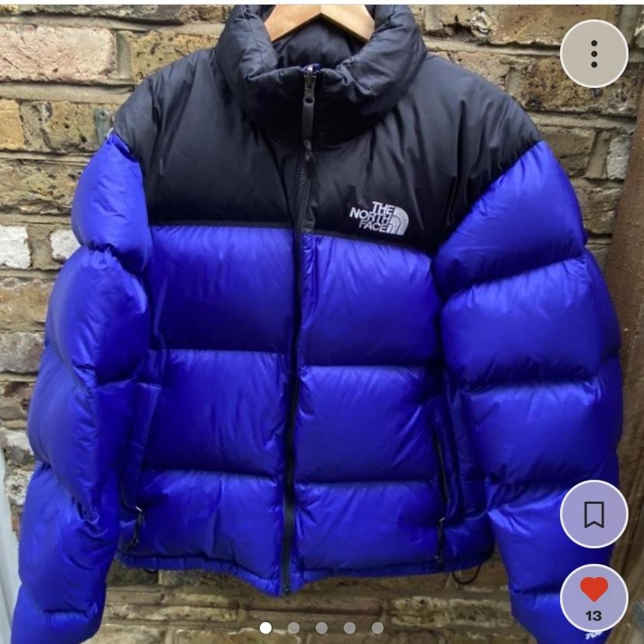 North face clearance nuptse aztec blue