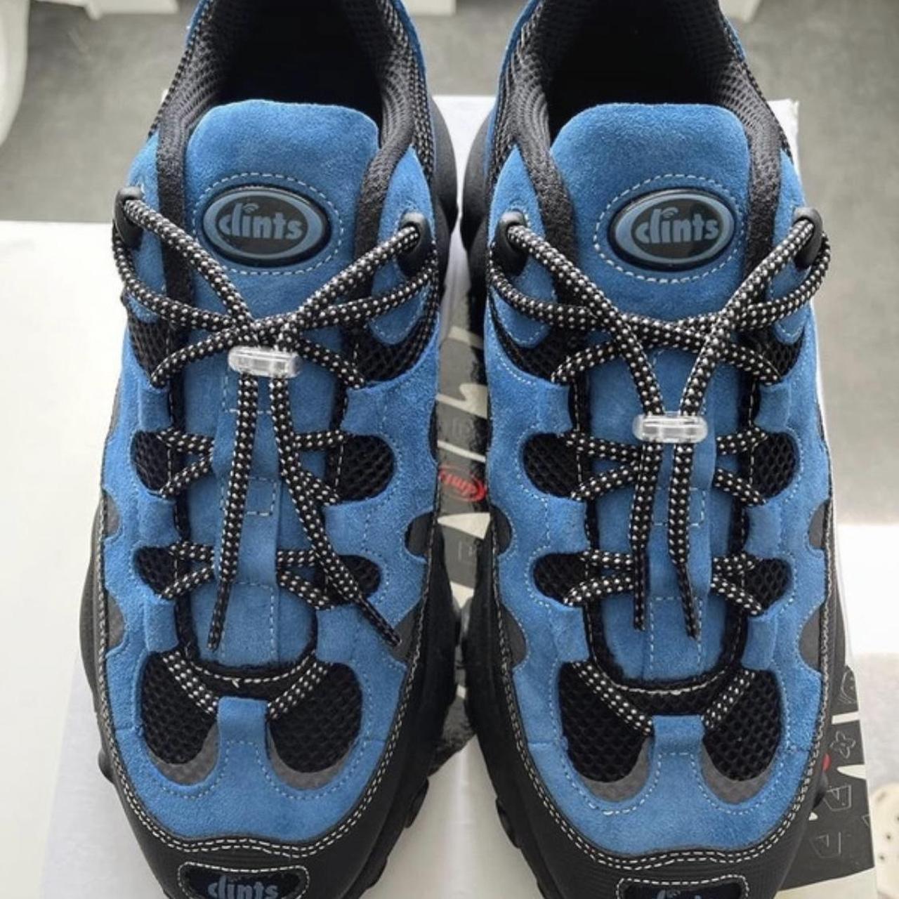 Clints Trl Footprints Uk 9 Black And Blue Depop