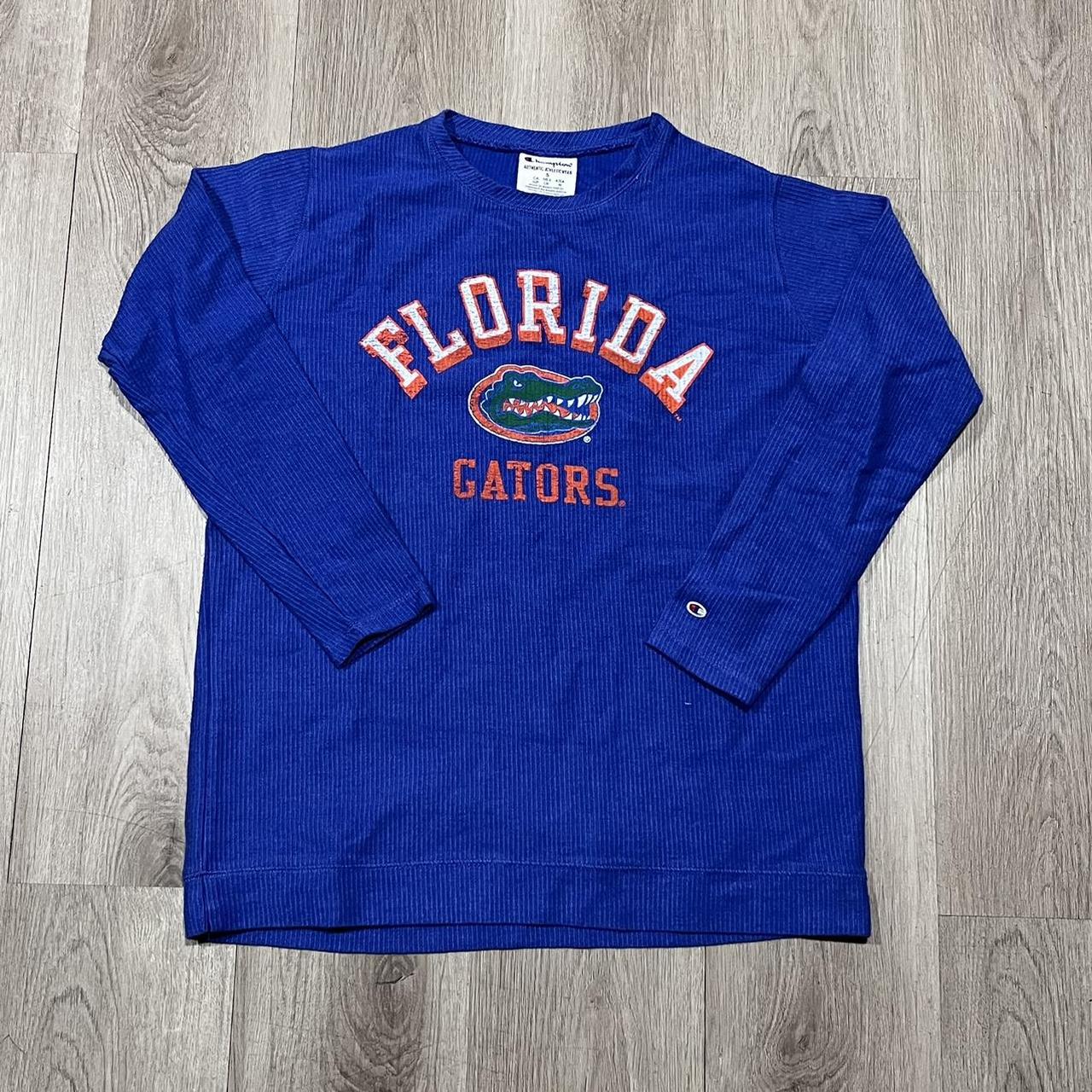 Florida Gators Champion Corduroy Long Sleeve... - Depop