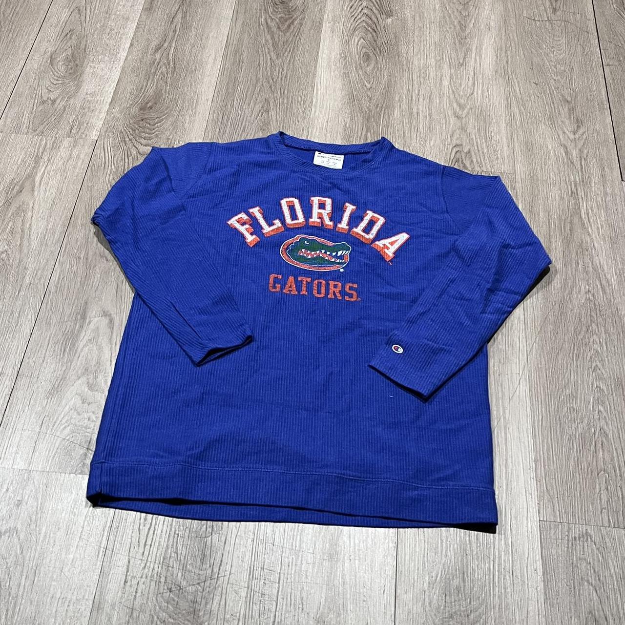 Florida Gators Champion Corduroy Long Sleeve... - Depop