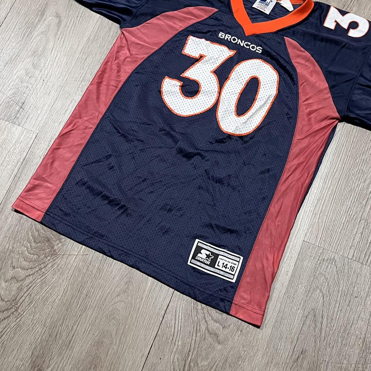 Vintage 90's Denver Broncos Terrell Davis jersey 30 - Depop