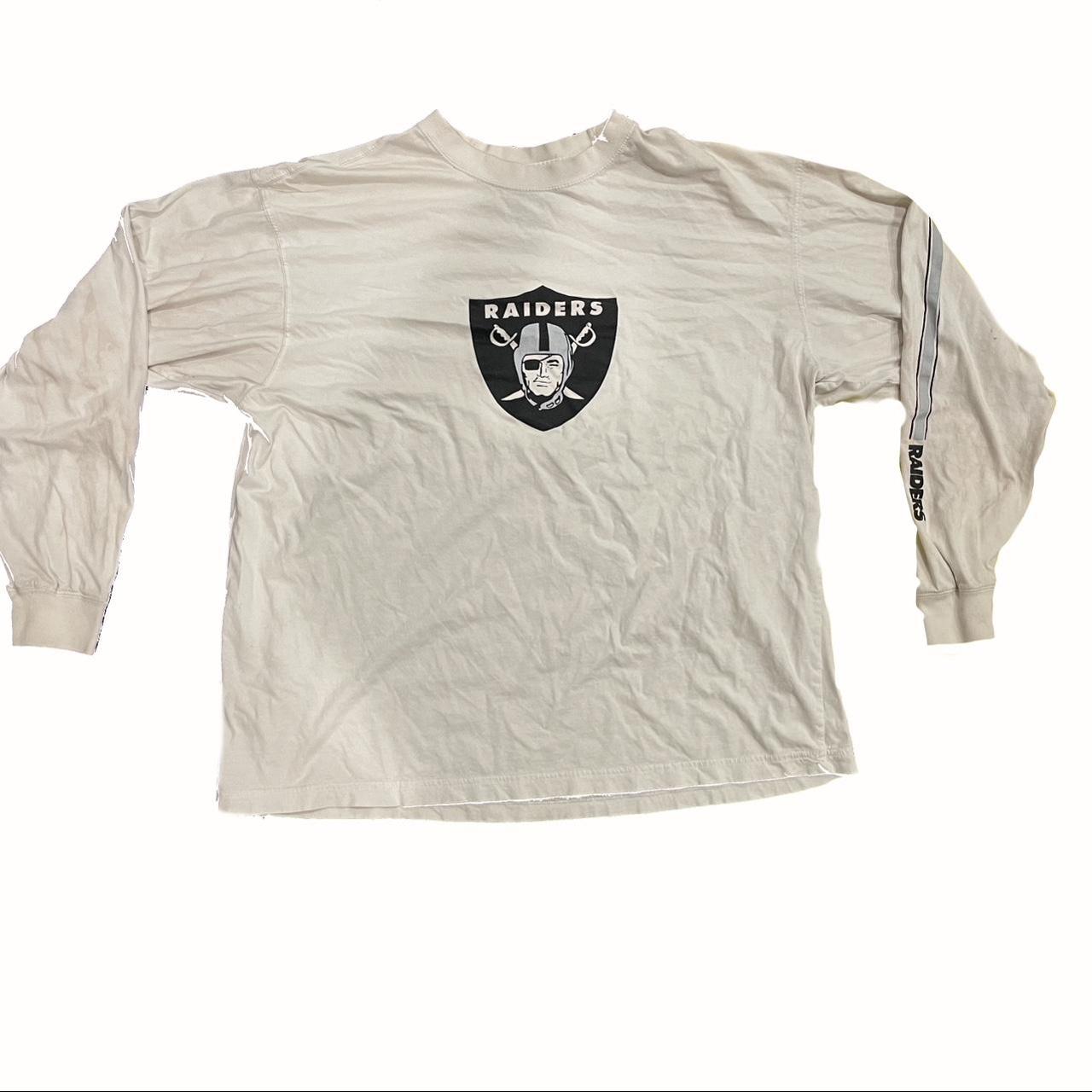 Oakland Raiders Longsleeve, Dated to 2000 on - Depop