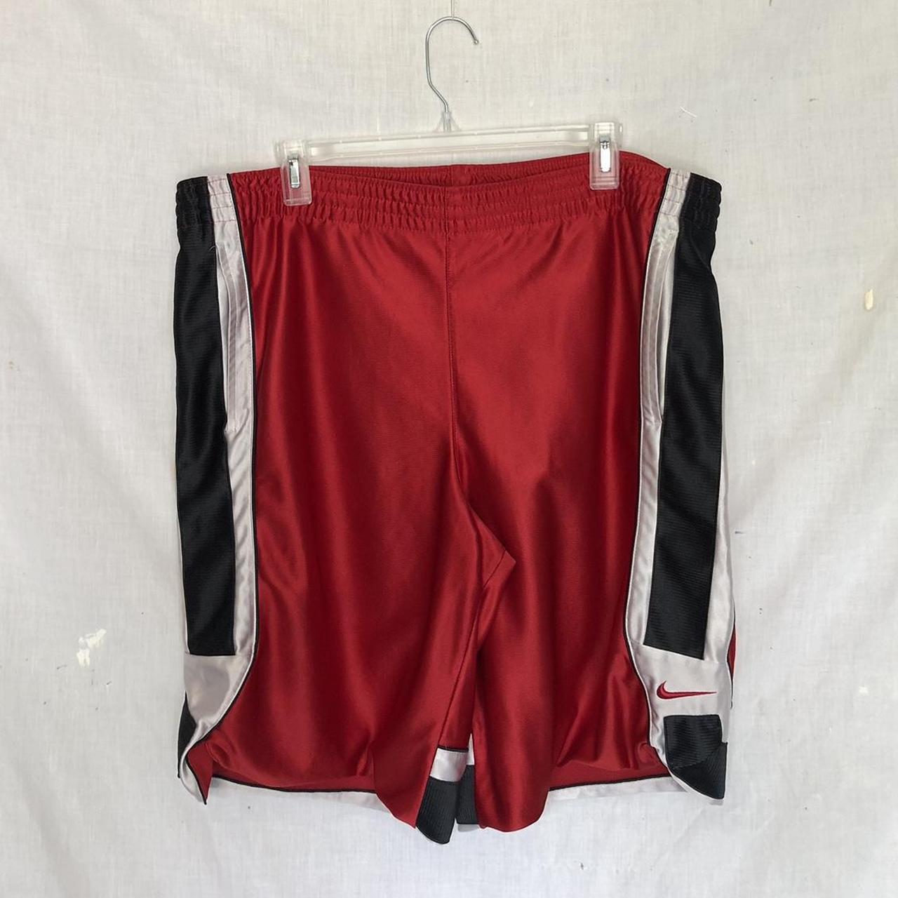 mens nike shorts red